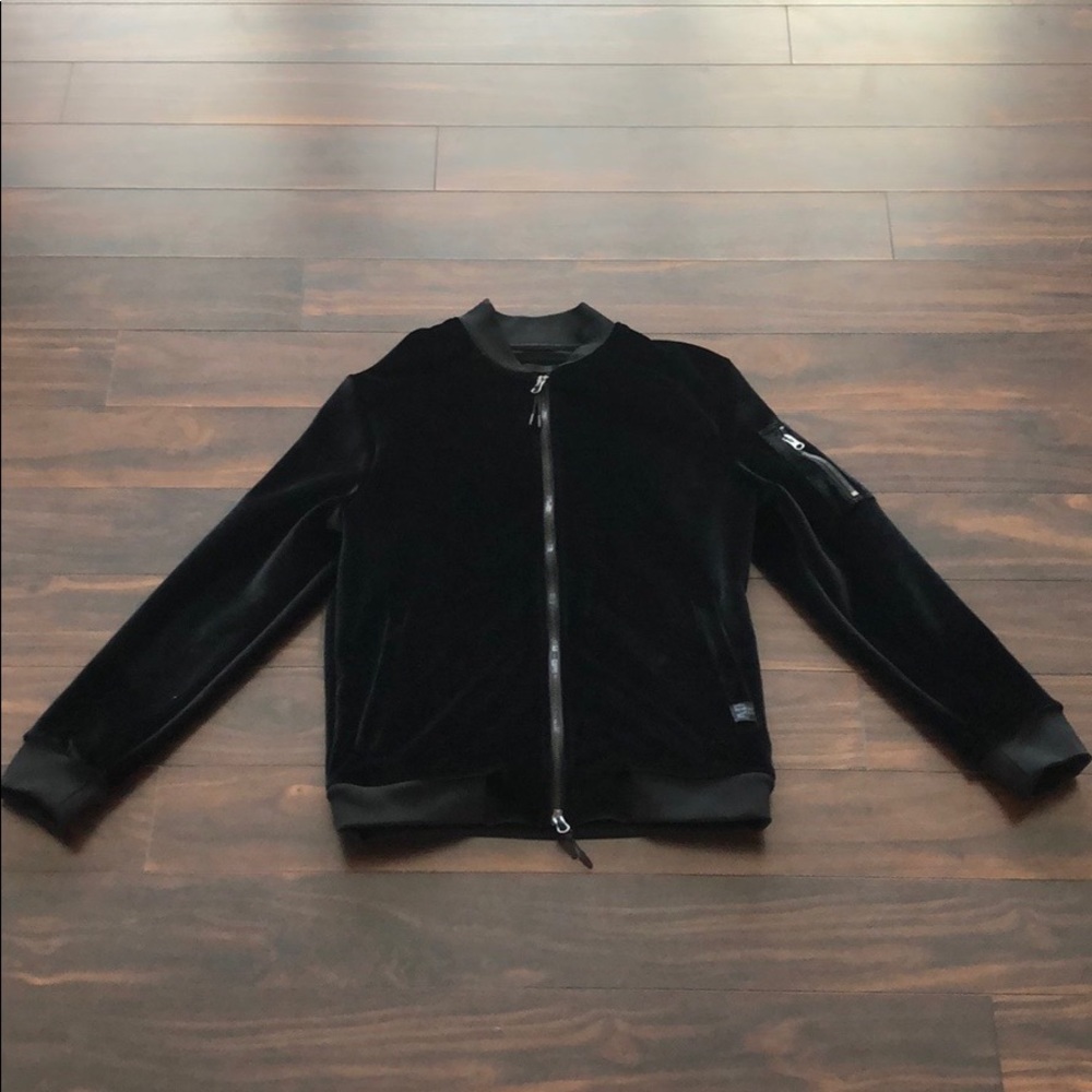 VELVET BLACK SAKS FIFTH AVENUE JACKET
